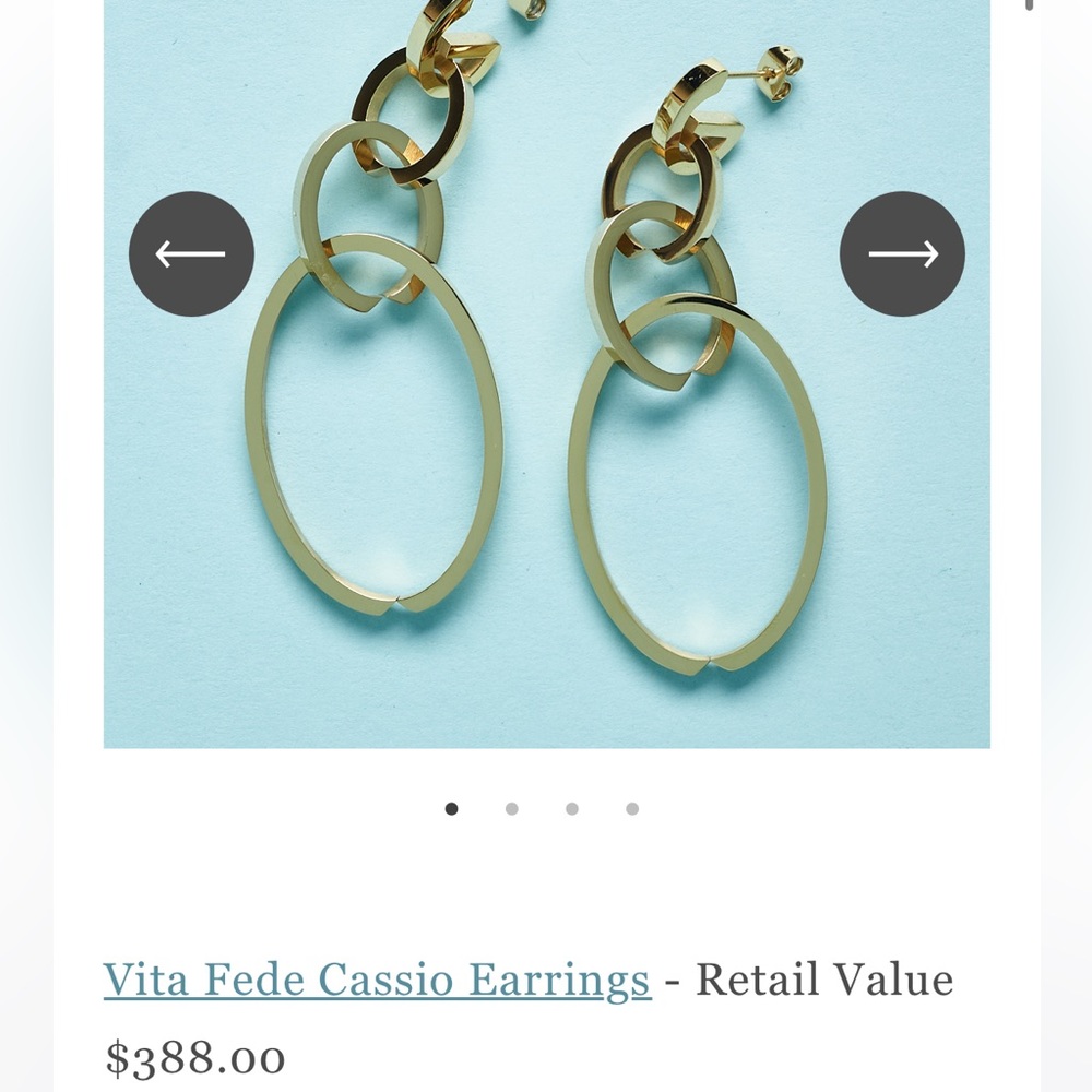 Vita Fede multi-way gold earrings